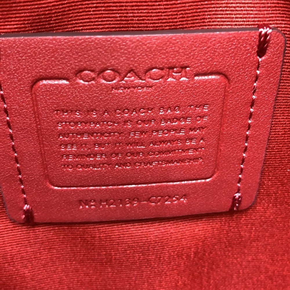 NWT COACH Zip Top Tote In Signature Canvas With Ornament Print Brown /Black Mult - Picture 15 of 16